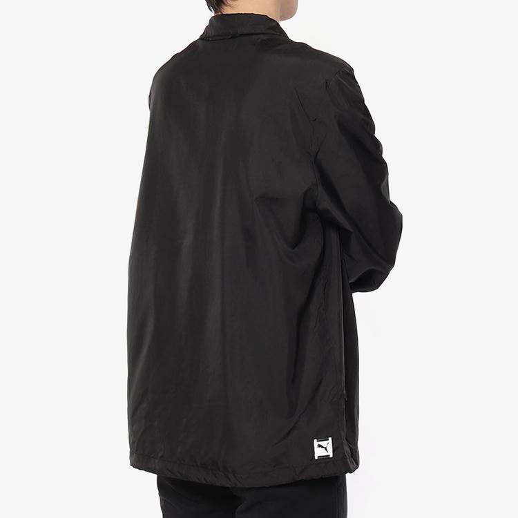 Puma Downtown Casual Sports Collar Jacket Мужские куртки Черный 578306-01