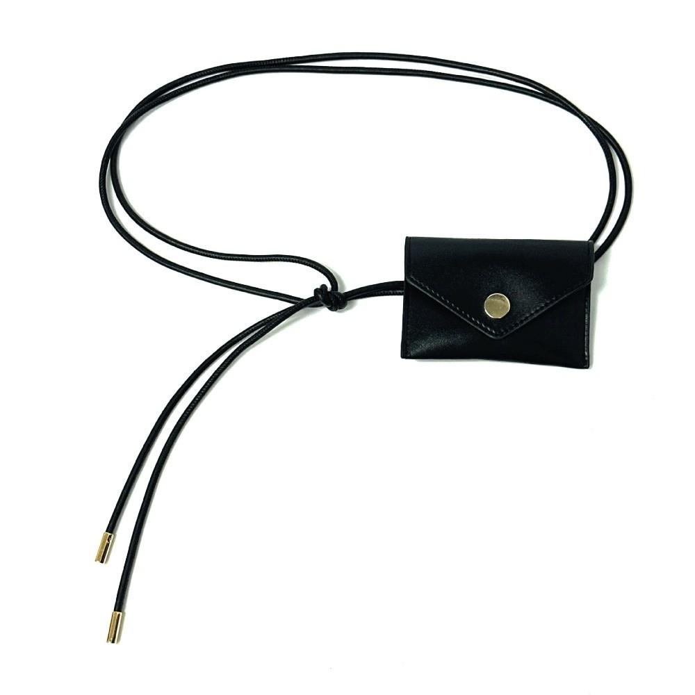 Vintage Envelop Waist Rope Versatile Dress Jeans Belt Leather Waist Bag  Waist Accessories