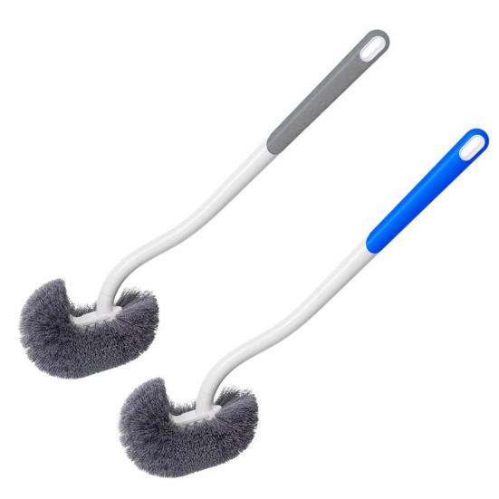 Yousheng Туалетная щетка с подвесным дизайном, полусферическая головка, удлиненная ручка, подвесная туалетная щетка, инструмент для чистки ванной комнаты