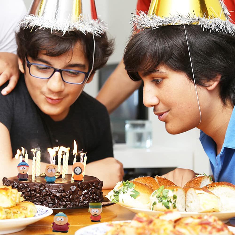 5 шт. Фигурки Южного Парка Мультяшные Персонажи Украшение для Торта На Вечеринку