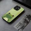 Мультяшная Милая Лягушка Чехол для Телефона Закаленное Стекло Для IPhone 17 13 14 16 12 15 11 Pro Max Plus Mini X XR SE2020 Coque