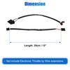 X AUTOHAUX Handlebar Bus Circuit Wire Extension Harness 29cm Sportster Handlebar Wire Extension