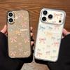 Ins Цветная Линия Бант Прозрачный Чехол Для Телефона Для iPhone 15 17 16 13 14 12 11 Pro Max Plus Mini Air SE X XS XR 16e 17e Мягкая Защитная Крышка