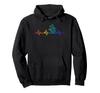 Butterfly Heartbeat Life Healthy Butterfly ECG Pulse Hoodie
