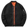 Men's Loose Fit Bomber Jacket - Large Size, Casual Baseball Style, Perfect for Spring & Autumn