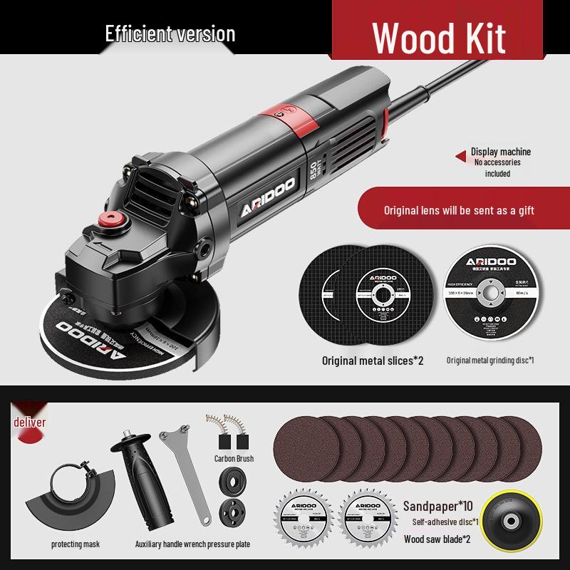 Немецкая многофункциональная угловая шлифмашина: Бытовая шлифовальная машина, полировальная машина, отрезная машина и ручной шлифовальный круг.