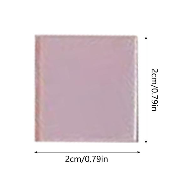Радужные акриловые квадраты 0,8'' x 0,8''/1,2" x 1,2" Набор мини-радужных голографических акриловых листов Двусторонние голо-плитки для поделок DIY Свет Тень