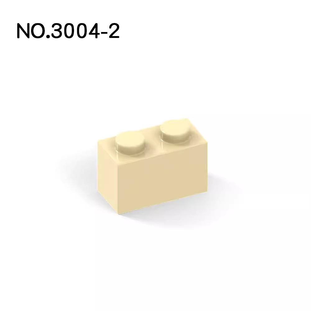 20 шт. Детали MOC 3004 Кирпичик 1x2 Совместимые Кирпичики DIY Сборка Строительные Блоки Частицы Детская Головоломка Развивающая Игрушка Подарок