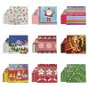 20Pcs/bag Christmas Napkins Paper Santa Claus Snowmans Merry Decorations Home Disposable Tablewares Supplies