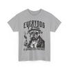 Everydog Needs a Gangste Friends T-shirt Tops Tees Unisex – Cute Puppy Paw Print Tee | Dog Shirt