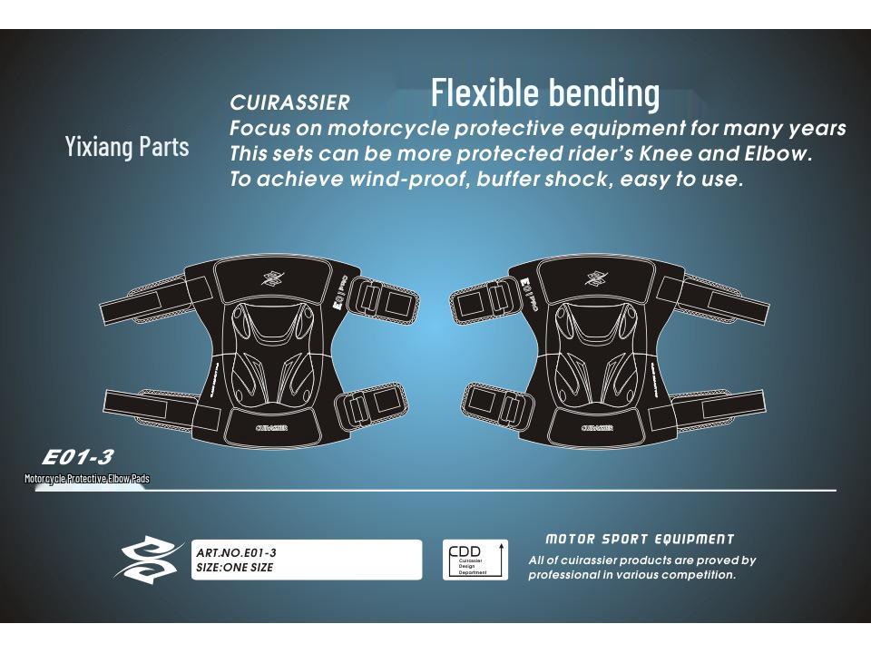Мотоналокотники CUIRASSIER - Защитное снаряжение для бездорожья, Новые в наличии