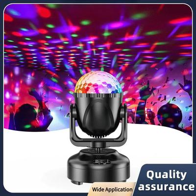 Мини RGB LED Динамическая голова Световое сценическое освещение Лазерный футбольный свет DJ Диско Динамическая голова Луч Стробоскоп Лазерный проектор