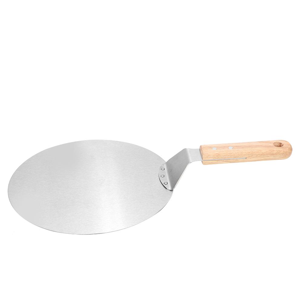 Кухонный инструмент для выпечки из нержавеющей стали, круглый шпатель для пиццы, лопата, кондитерские изделия, кухонные принадлежности для торта