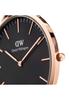 Год импорта Daniel Wellington DW Watch Classic Black Cornwall 40 мм Часы Бренд Стильный Популярный Бизнес Черный Подарок Парень [Официальный магазин/2