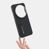 Экологичный кожаный чехол для Xiaomi 15 Ultra, углеродное волокно, тонкий, ударопрочный, Magsafe, магнитный, тест на падение, металлический захват для объектива, чехол-обложка