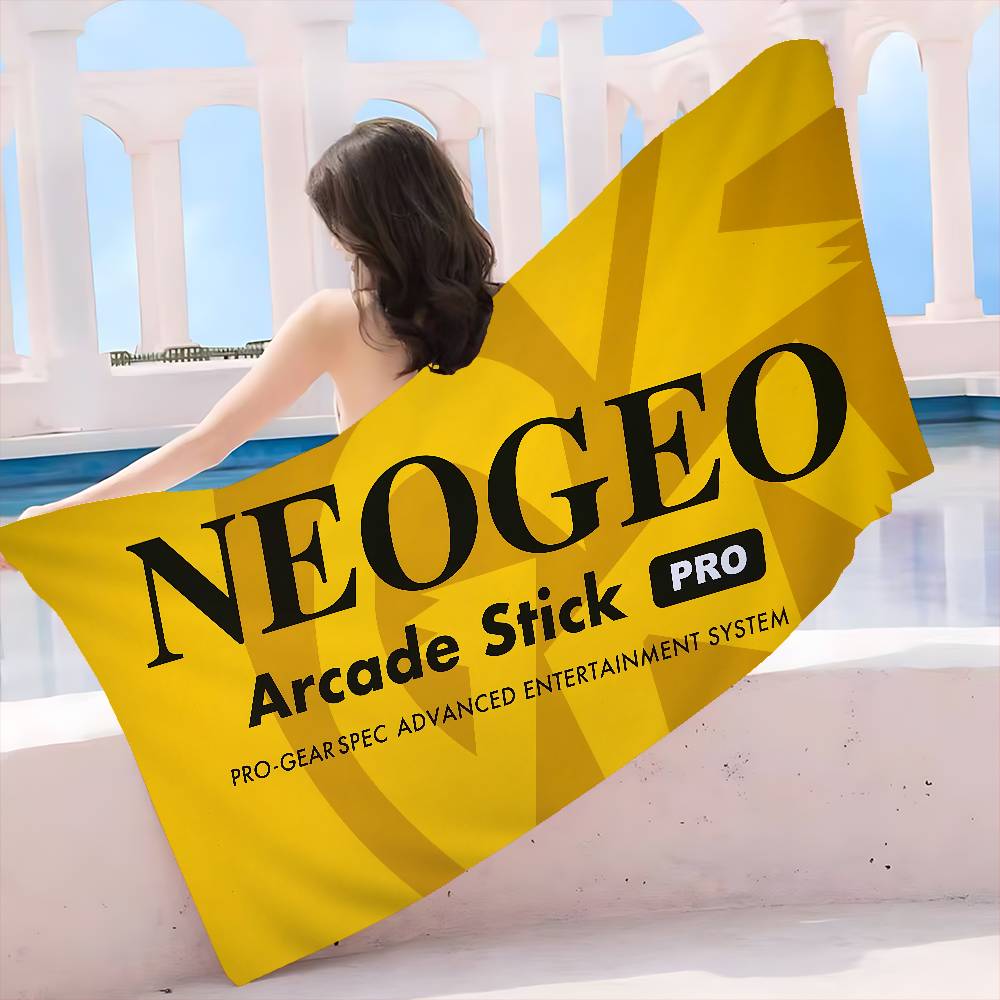S-SNK N-Neogeo Neo Geo Big Microfiber Beach Towels Quick Dry Towel Sand Beach Towels Pool Towel for Travel Swim Pool Yoga