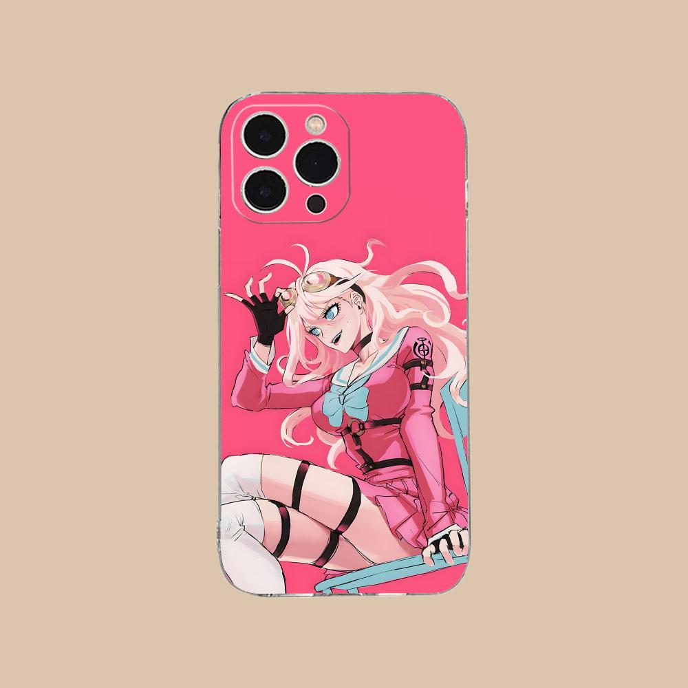 Чехол для телефона Danganronpa Миу Ирума для iPhone 17 16 15 14 13 12 11 X XR XS Air Pro Max Plus Mini Мягкий ТПУ Прозрачный Чехол