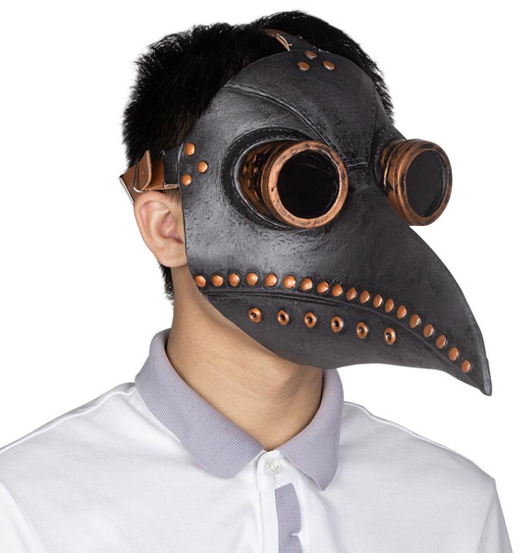 Хэллоуин стимпанк маска чумного доктора длинный нос птица клюв латексная маска для косплея карнавальный маскарад Хэллоуин костюм реквизит