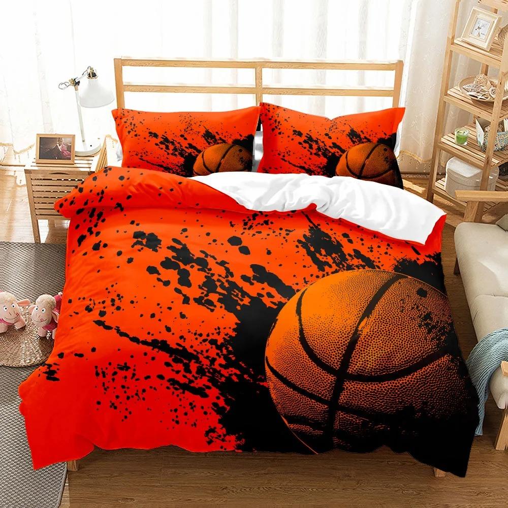 Fantastic Basketball Duvet Cover Set Single Double King Twin Full Queen Bed Linen Set UK US Size