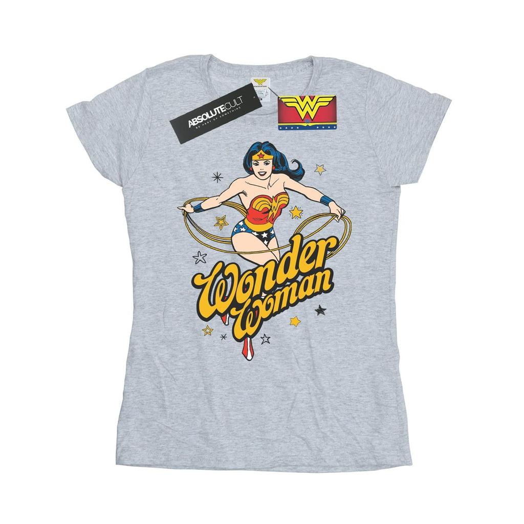 DC Comics Womens/Ladies Wonder Woman Stars Cotton T-Shirt