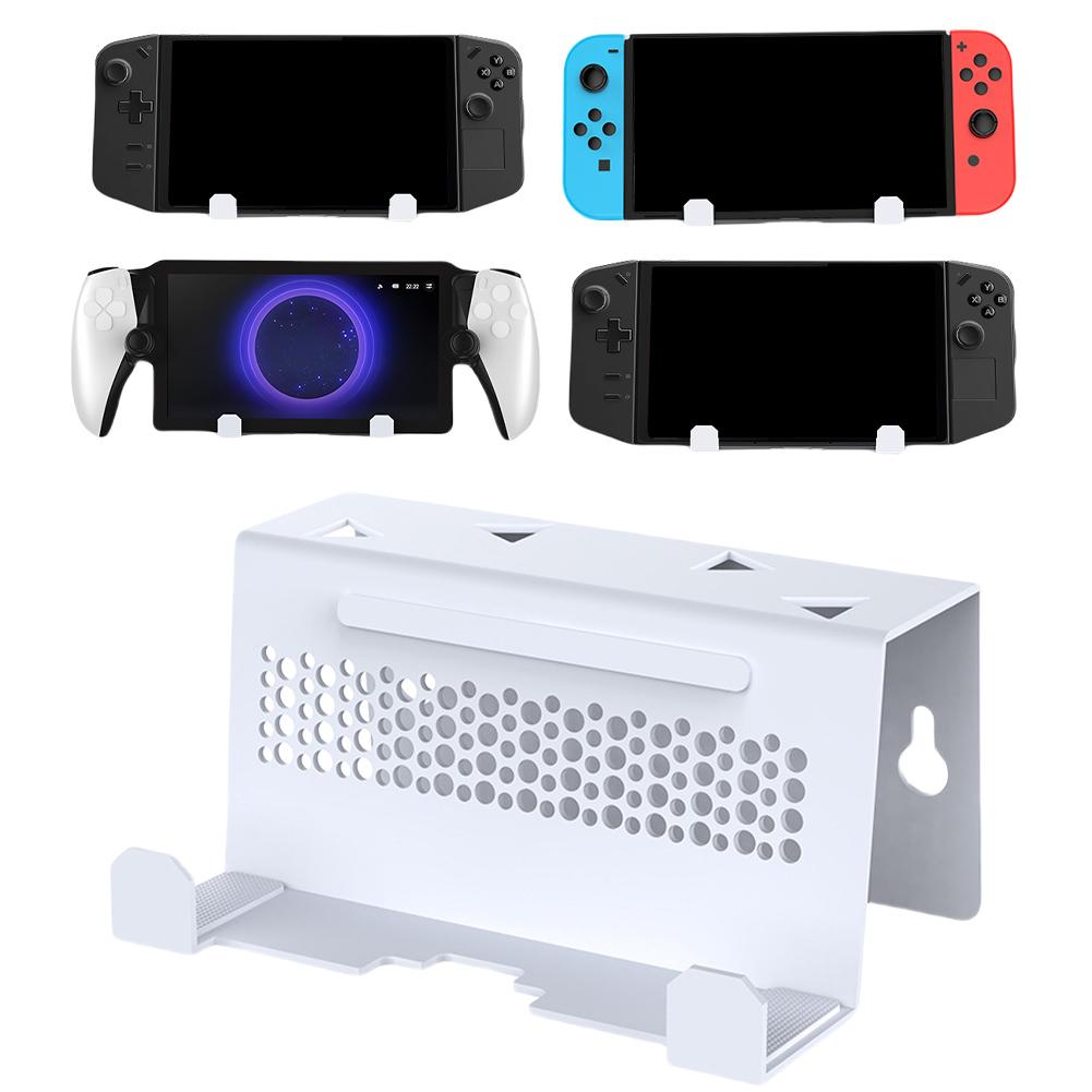 Console Dock Bracket Space Saver TV Dock Accessories Stable Host Wall Stand for PS5 Portal/ROG Ally X/Switch/Steam Deck