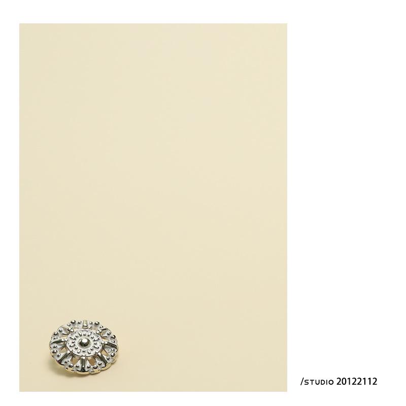 Yisen ESSTUDIO Snowflake Hollow Metal Buttons - European & American Style Jacket & Suit Leather Coat Buttons