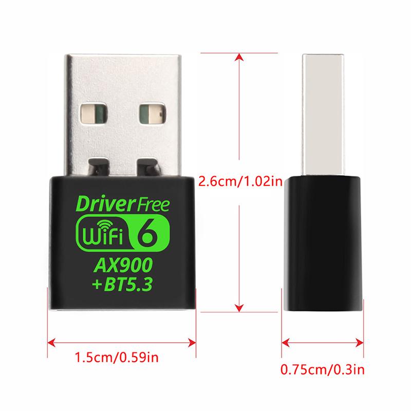 Ax900 Wifi 6 Usb Bluetooth 5.3 адаптер 2в1 Dongle двухдиапазонный 2.4G и 5Ghz Usb Wifi сетевой беспроводной Wlan приемник драйвер бесплатно