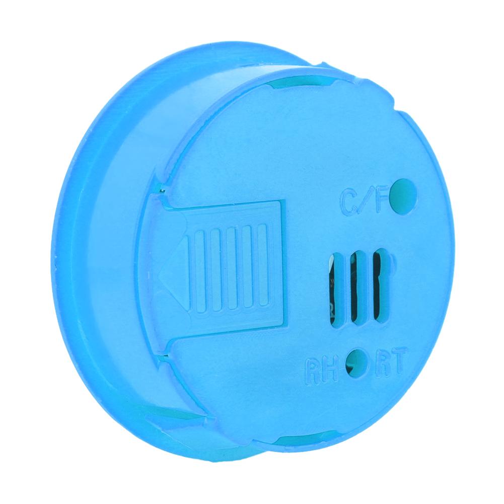 Мини круглый встроенный цифровой ЖК-термометр гигрометр измеритель влажности и температуры IndoorBlue