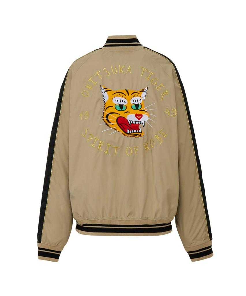 Onitsuka Tiger Logo Embroidered Bomber Jacket 2183B437_250