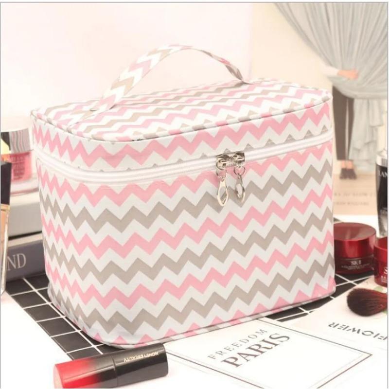 New Large Capacity Cosmetic Bag for Men and Women Travel Portable Oxford Cloth Waterproof Toiletry Vanity Zipper Storage Bags