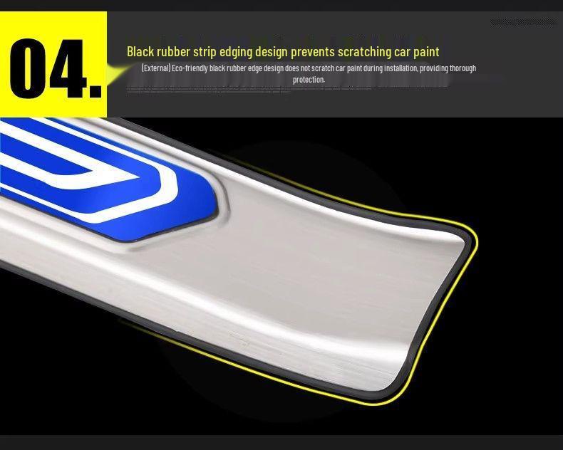 Нержавеющая сталь, защита порогов от царапин для Voyah Dreamer 2022-2025