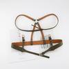 Punk Waist Belt Women Halloween Leather Skinny Body Adjustable Belts with X Shape for Party Night Club Waist Slim