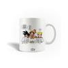 Ceramic Mug - Draagon Ball - One Piece - Naruto - 30cl - Dishwasher Safe - White