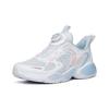 Anta Youth  Non-Slip Shock Absorbing Wear-Resistant Low-Top Running Shoes Kids Sneaker White Blue 322225503-1