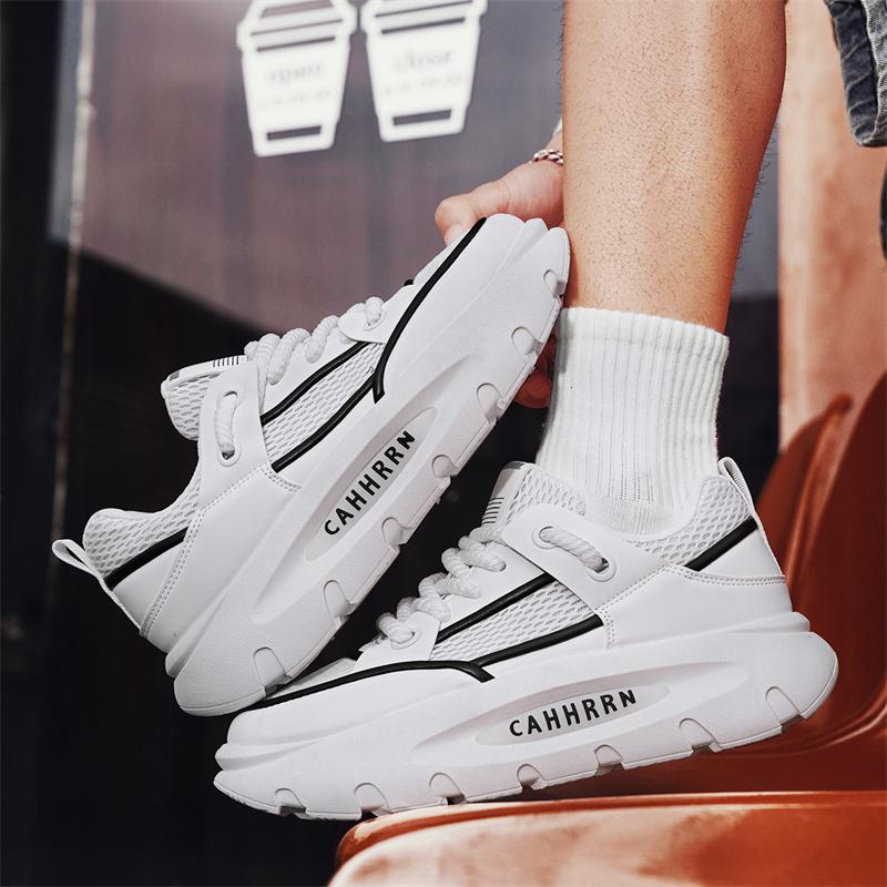 Модные мужские кроссовки CYYTL Повседневная обувь Уличные теннисные Дышащие Походные Модные Спортивные Летние Беговые Роскошные Дизайнерские Лоферы на платформе