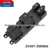 Power Window Switch for 2009-2012 Nissan Sunny, Part 25401-ZW80A