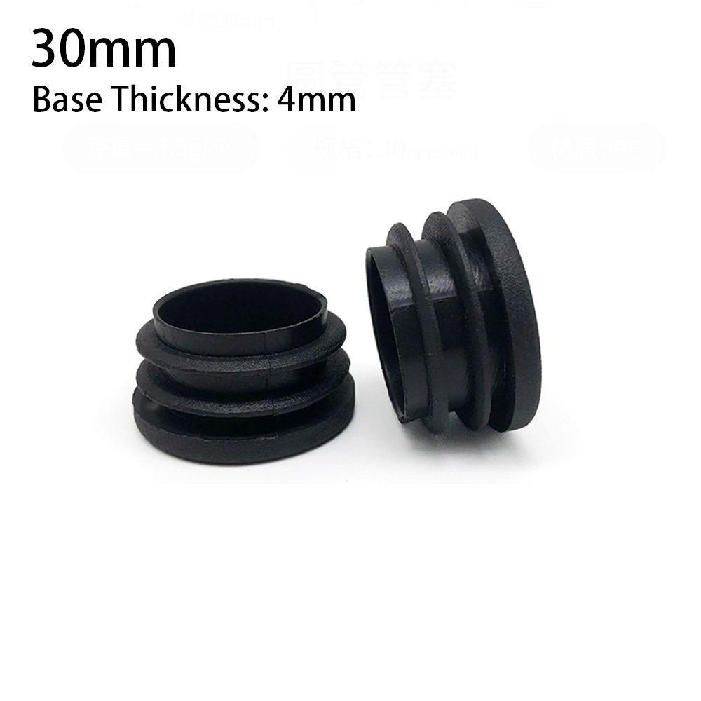 10 шт., стальная труба, мебельная заглушка для ног, протекторы для пола, заглушки, круглая трубка, пылезащитный чехол