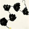Lotus Garden Gutter Rain Chain - Courtyard Drainage & Water Guide