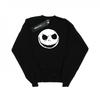 Girls Nightmare Before Christmas Jack Skellington Face Sweatshirt