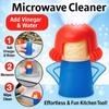 Спрей для очистки паром микроволновой печи, дезодоратор, средство для удаления жира Angry Mom, кухонный инструмент