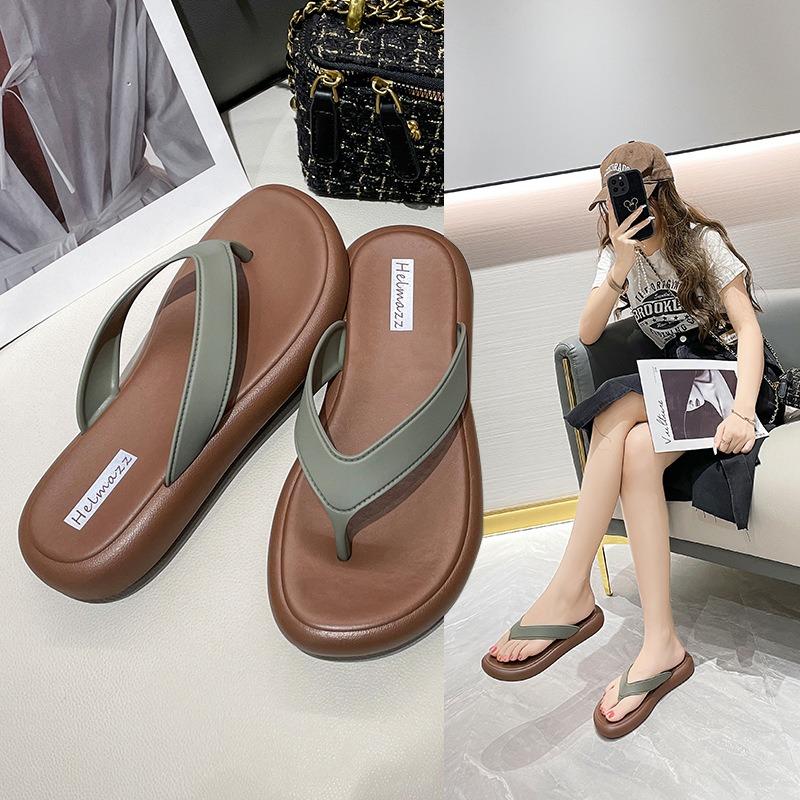 Вьетнамки женские летние верхние одежды удобные повседневные пляжные сандалии с застежкой-молнией на плоской подошве тапочки