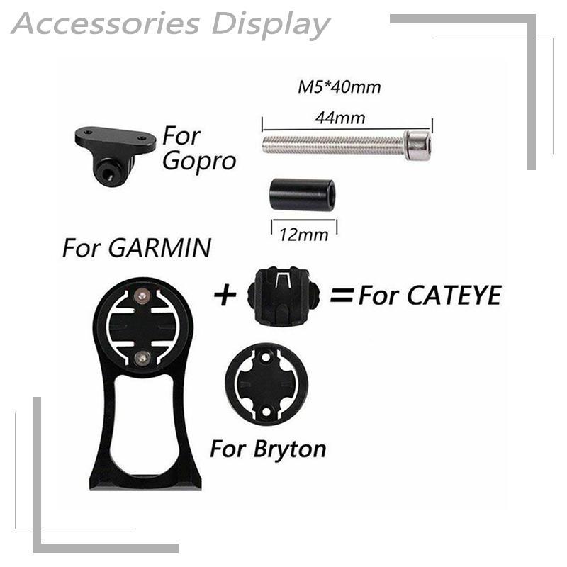 Cycling Aluminum Alloy Bicycle Computer Camera Holder with Reliable Handlebar Mounting System
