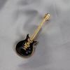Ювелирные изделия Ретро гитара значок цинковый сплав музыкальный инструмент брошь креативная гитара эмалированная булавка концертный подарок