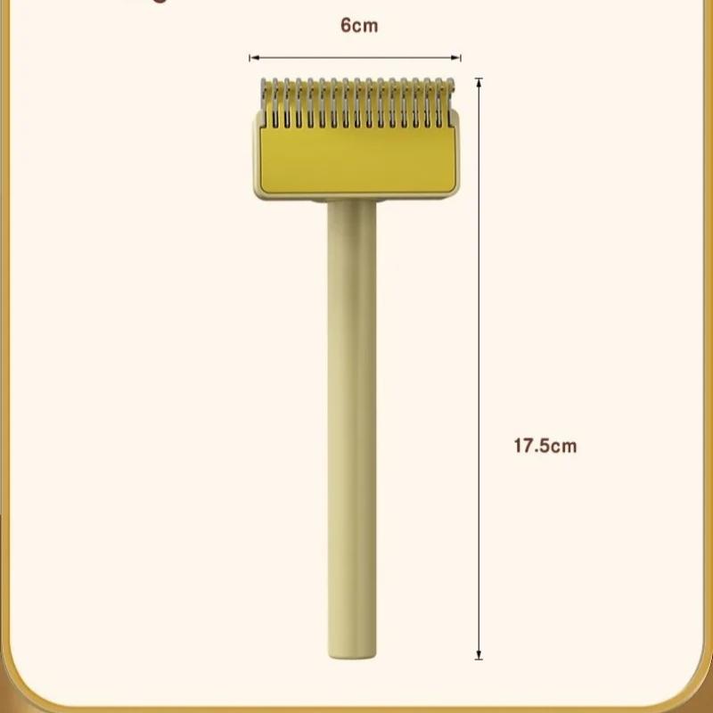2pcs Multifunctional Stainless Steel Pet Supplies Opening Comb Pet Supplies Removal Floating Hair Cleaning