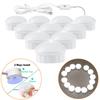 LED Makeup Mirror Light Bulbs USB Hollywood Vanity Make Up Mirror Lights Bathroom Dressing Table Lighting Dimmable LED Wall Lamp