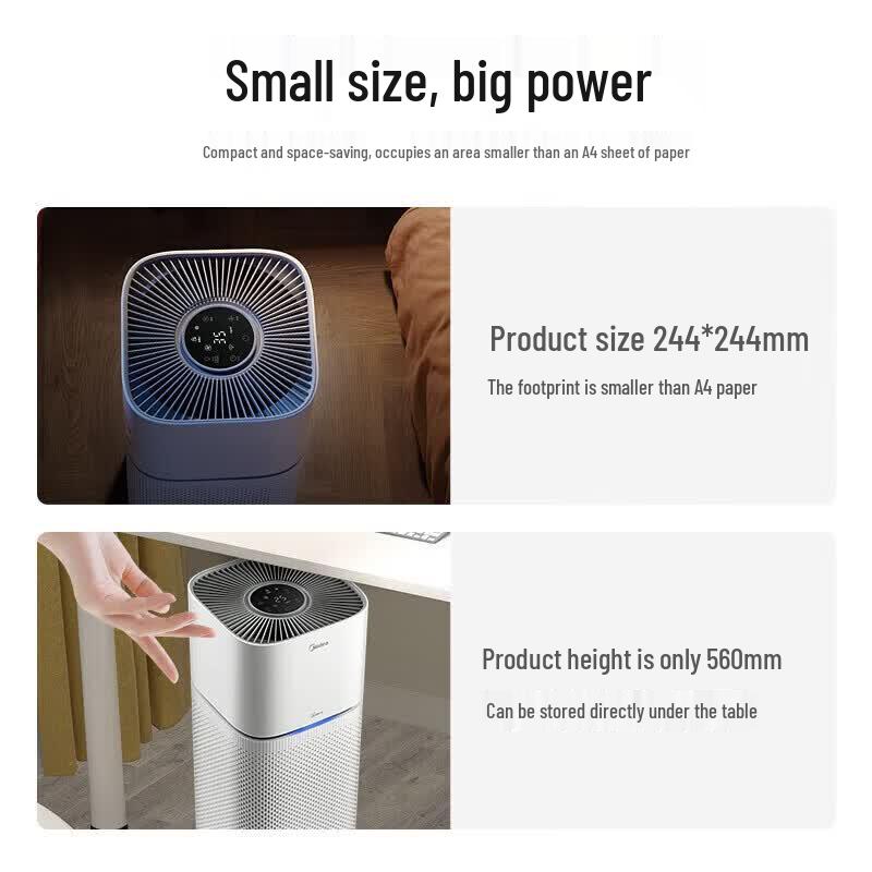 Midea Очиститель воздуха KJ400G-Z1 Pro, китайская вилка (адаптер в комплекте)