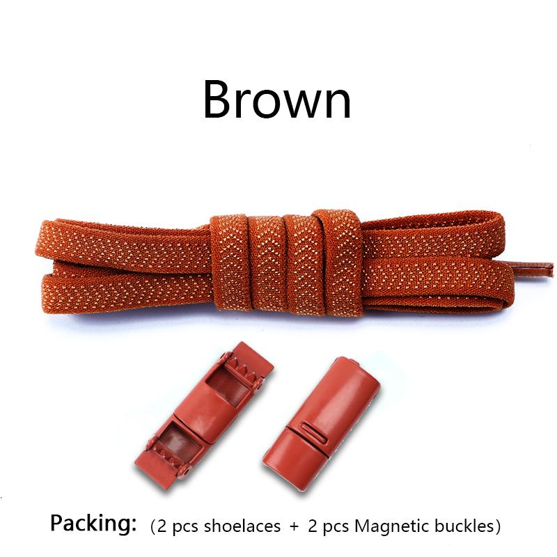 Шнурки без завязывания Магнитные шнурки Зажим Без завязывания Шнурки Плоские Эластичные шнурки для кроссовок Резиновые шнурки Эластичные шнурки
