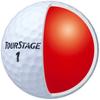 BRIDGESTONE Набор из 2 дюжин белых мячей для гольфа Tour Stage Extra Distance (24 мяча)