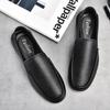 Новые дышащие деловые туфли-лоферы мужские удобные дизайнерские туфли из натуральной кожи на плоской подошве мужские туфли повседневные мягкие туфли ручной работы