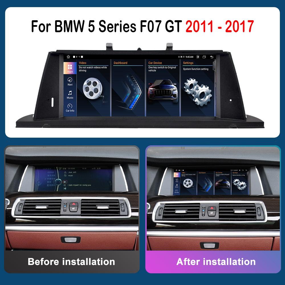 10.25 inch for BMW 5 Series F07 GT 2011 - 2017 CIC NBT System DSP Stereo GPS HD Touch Screen Android Car Radio Multimedia Player